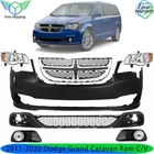 Front Bumper Cover Paintable & Head Light Pair For 2011-2020 Dodge Grand Caravan New. Price: $456.39.