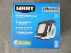 New Hart 20V Cordless/corded System Magnetic Light Hybrid Power Up To 14 Hours. Price: $57.95.