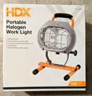 Hdx 500-WATT Portable Halogen Work Light Mod 509953 New. Price: $29.99.