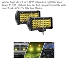Chelhead Yellow Fog Lights, 5 Inch 72W Led Bar Mber Drivi... New. Price: $34.88.