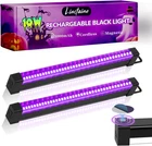 2 Pack Rechargeable Black Bar, Large Capacity Battery Powered Lights New. Price: $35.76.