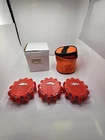 (qty 3) Bbmi Led Road Flares Emergency Lights Disc Flashing Warning, Orange Open. Price: $17.49.