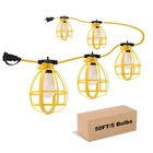 Yaoledly 50FT 50W 5-BULB Construction String Lights E26 Base IP65 Waterproof New. Price: $92.17.