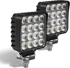 4.3" 12V Led Flood Lights 46W, 24 Volt Work For 2PCS, Black Housing New. Price: $84.97.