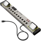 10OUTLET Power Strip With Led Worklight Surge Protector 4FT Cord Dual Smart New. Price: $94.57.
