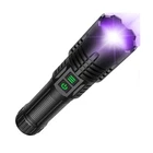 Adamstar Uv&high Lumens Flashlight Rechargeable, 2-IN-1 Powerfu... Usa Fast Ship New. Price: $43.79.