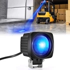 New Square Led Forklift Safety Lights Blue Dc 12-100V Backup. Price: $45.89.