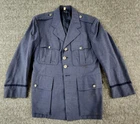 Vtg Usaf Coat Mens 41 Xs Wool Tropical Blue Shade 1084 60S Jacket Distressed Used. Price: $9.50.