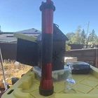 Snap-on Led Flashlight 3D Battery Cordless Aluminum Handheld Red/black. Tested Used. Price: $28.00.