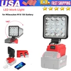 Cordless Led Flood Work Light For Milwaukee M18 18V Battery Lithium Usa New. Price: $14.99.