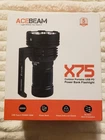 Acebeam X75 75,000 Lumen Ultra Bright Flashlight Powerbank New. Price: $350.00.