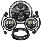 7 Inch Motorcycle Led Headlight 4.5" Fog Passing Lamps Dot Kit For Harley Dav... New. Price: $206.99.