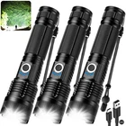 Alstu Pack Rechargeable Flashlight High Lumens 99,000LM Super L-3P, Black New. Price: $60.65.