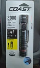 New Coast PX200R 2000 Lumens Rechargeable Aluminum Led Flashlight IP54. Price: $23.99.