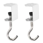 2PCS Desk Hook 0.2"-1.4" Clamping Range Cat Claw Shape White New. Price: $12.80.