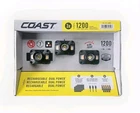 Coast CH1200R 1200-LUMEN Headlamp 3-PACK Rechargeable Dual Power IPX7 New. Price: $46.99.