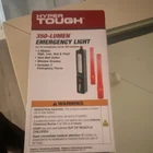 Hyper Tough 350-LUMEN Led Emergency Light, 4 Modes, Window Breaker, 2 Flares New. Price: $29.95.