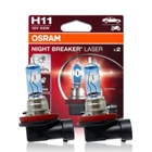 H11 Osram Night Breaker Laser Halogen Headlight Bulbs 2 Pack New. Price: $38.00.