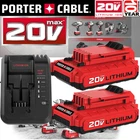 2PACK For Porter Cable Volt Lithium Battery / Charger Max PCC680L PCC685L New. Price: $154.00.