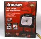 Husky 1003 911 458 2000 Lumen Led Work Light New. Price: $39.99.