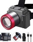 Eraylife Led Rechargeable Headlamp, Zoomable, Water Light, Gray New. Price: $27.34.