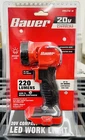 Bauer Volt Cordless Tool Led 220 Lumen Work Spot Flashlight New. Price: $43.00.