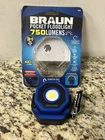 Super Bright Braun 750 Lumen Rechargeable Ultra-compact Magnetic Led Floodlight Used. Price: $21.00.