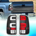 For 2007-2014 Gmc Sierra Pair Black Housing 3D Led Bar Tail Light Brake Lamps New. Price: $99.99.