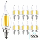 Luxrite Candelabra Led Light Bulbs 100W Equivalent 2700K CA11 Base 12-PACK New. Price: $109.99.