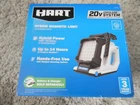 New Hart 20V Cordless/corded System Magnetic Light Hybrid Power Up To 14 Hours. Price: $57.95.