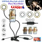 Led Selfie Ring Light With Cell Phone Holder Flexible Stand Live Stream Lamp Au New. Price: $40.81.