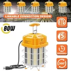 Led Temporary Work Light 80W Linkable Construction Jobsite 5000K 11,600LM New. Price: $64.60.