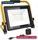 100W Led Flood Work Light 11000LM, 5000K Portable Construction With 16.5FT New. Price: $40.10.