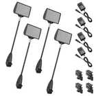 12W Led Trade Show 6500K Popup Booth Exhibit Back Drop Lighting 4 Pack New. Price: $299.90.