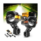 Auxbeam Motorcycle Led Fog Lights Driving Amber Auxiliary Light, MT8 S... New. Price: $279.74.