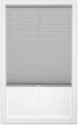 Dez Furnishings Cordless 1" Light Filtering Cellular Shade, 27.5"W X 48"H, Gray Open. Price: $34.99.