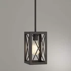 Harwood 60-WATT 1-LIGHT Royal Bronze Mini-pendant With Cage Shade New. Price: $36.00.