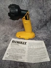 Dewalt DW908 Rechargeable Flashlight Pivoting Head Bare Tool Works Gc Used. Price: $16.00.