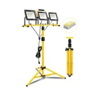 21000LUMEN Led Work Lights With Stand: 3 Head Adjustable Light... Fast Ship New. Price: $80.24.