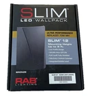New Rab Lighting SLIM12Y Led Wallpack Lamp Fixture Warm 3000K Vac Bronze. Price: $112.00.