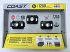 Coast CH1200R Rechargeable Led Headlamp Lumens 3-PACK New Oem. Price: $59.90.