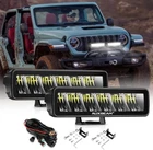 Auxbeam 6.3" Slim Led Light Bar 60W Flood Driving Pods Lamp Truck Motorcycle Car New. Price: $59.99.
