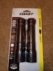 New Coast G60R Led Flashlight Set Waterproof 1000 Lumens Rechargeable Twin Pack. Price: $45.00.
