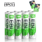 Ebl 8 Packs Rechargeable Aaa Batteries 1100MAH 1.2V Ni-mh Triple Battery Nimh New. Price: $10.99.