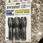 Bell + Howell Taclight Led Flashlight 3-PACK Metal Black Strobe Aaa 9V New. Price: $15.00.