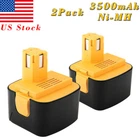 2X 12V 3500MAH Ni-mh Battery For Panasonic EY9200/EY9201/EY9001/EY9108/EY9106B New. Price: $47.91.