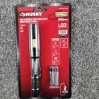 New Husky 100-LUMEN Led Penlight W/ Side Flashlight High Low Strobe Flood. Price: $13.49.