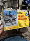 Chicago Electric 47410 Dual Head Halogen Work Lights Open. Price: $75.99.