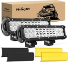 Nilight Led Bar Combo Kits With Yellow/black Covers Pcs 12INCH 72W New. Price: $67.99.