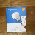 Ring Smart Lighting Spotlight Battery-powered Outdoor Motion-sensor Security Open. Price: $30.00.